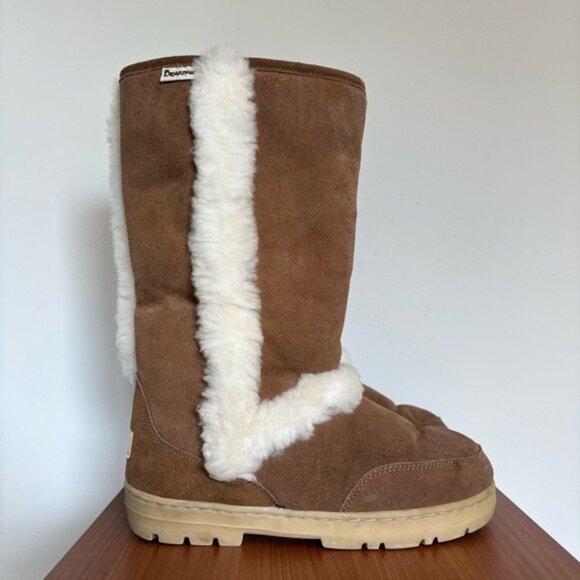 Bearpaw Koda Tall Pull On Winter Boots in Hickory Brown Women's size 9 - Picture 1 of 8